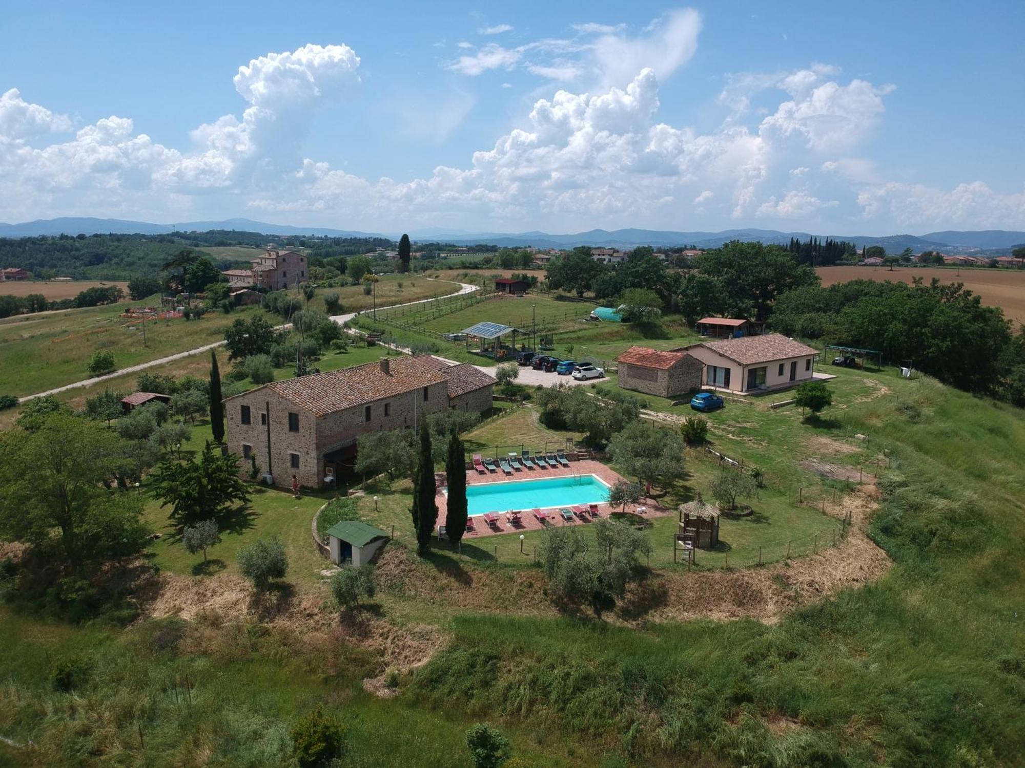 Perugia Farmhouse Bagian luar foto
