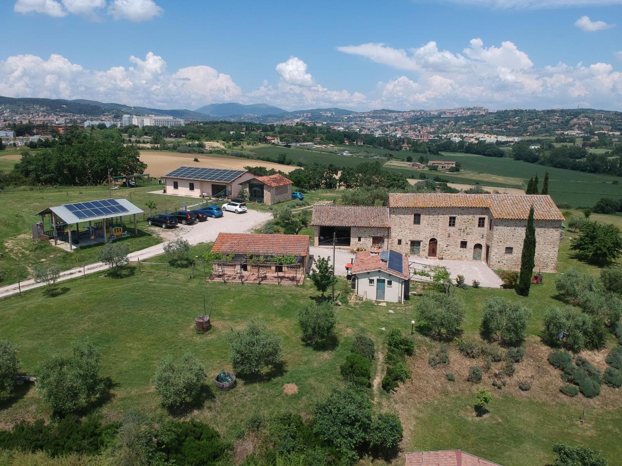 Perugia Farmhouse Bagian luar foto