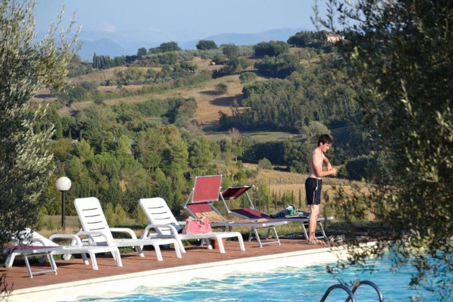 Perugia Farmhouse Villa Bagian luar foto